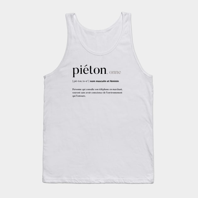 Piéton Tank Top by AxelCardinaels